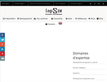 Tablet Screenshot of logisam.com